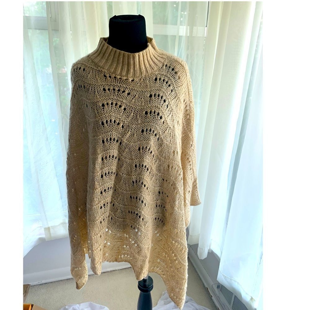Sweater  crochet poncho
